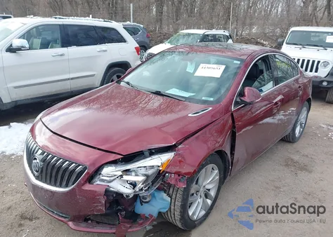 2016 Buick Regal Turbo из США, поврежденный, VIN 2G4GK5EX8G9203399
